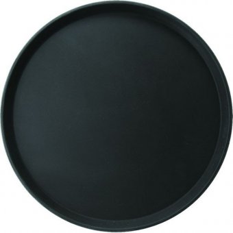 Поднос круглый прорезиненный d=35.6 см черный ProHotel bar 4080618