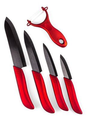 Набор ножей кухонных ULMI STEEL, 5 предметов, керамика