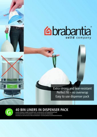 Мешки для мусора 23-30 л 40 шт Brabantia 375668