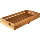 Ящик для подачи с ручками дуб 40х20 см PPwood 4090938