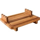 Доска для подачи шашлыка (3 шампура) дуб 30х20 см PPwood 4090863