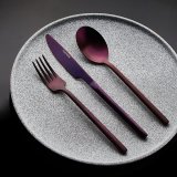 Нож столовый «Саппоро бэйсик» фиолетовый матовый KunstWerk L=22 см 3112784