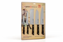 Набор ножей 5 в 1 ( 11,23,43,85,95) Harakiri Samura SHR-0250B/K