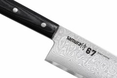 Нож  гранд шеф  L=24 см 67 Damascus Samura SD67-0087M/Y 