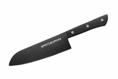 Нож сантоку L=175 мм Samura Shadow с покрытием Black-coating SH-0095/K