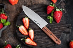 Универсальный кухонный нож сантоку Fuji Cutlery Tojuro, рукоять дерево TJ-50