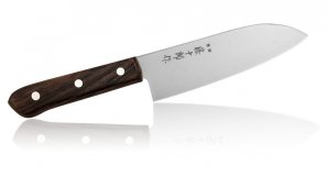 Универсальный кухонный нож сантоку мини Fuji Cutlery Tojuro, рукоять дерево TJ-52