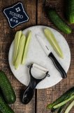 Набор из 2-х кухонных предметов Hatamoto (нож для фруктов и овощечистка) рукоять ABS пластик H00482