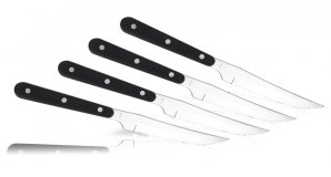 Набор из 4-х кухонных ножей для стейков Kanetsugu, рукоять термопластик 1202-4