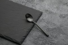 Ложка столовая «Саппоро бэйсик» черный матовый KunstWerk, 6 шт 3112881