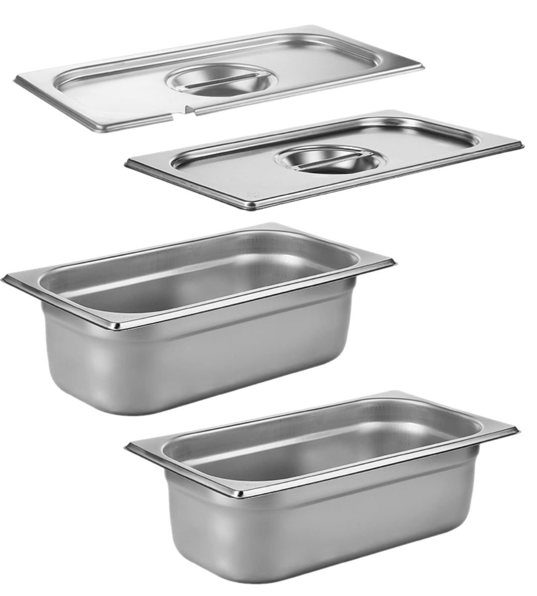 Набор гастроемкостей GN 1/3 х 100 мм с крышками ULMI