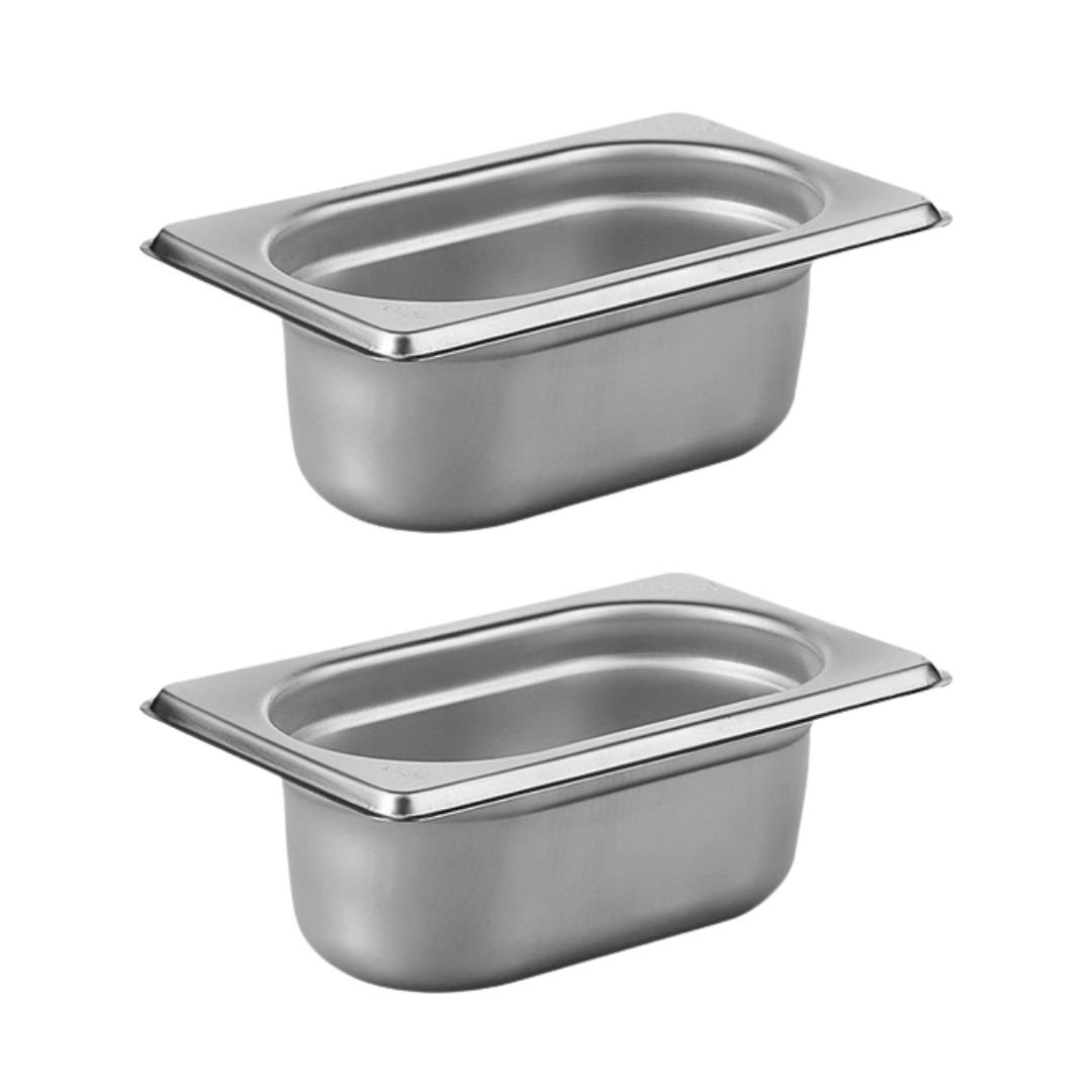 Гастроемкость 1/9 H=65 мм L=176 мм B=108 мм, 2 штуки ULMI