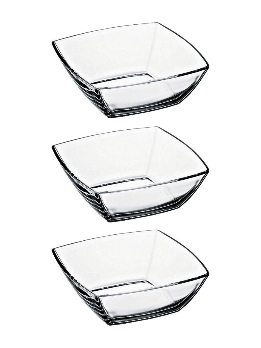 Салатник стеклянный «Токио», 500 мл, набор 3 шт Pasabahce Бор