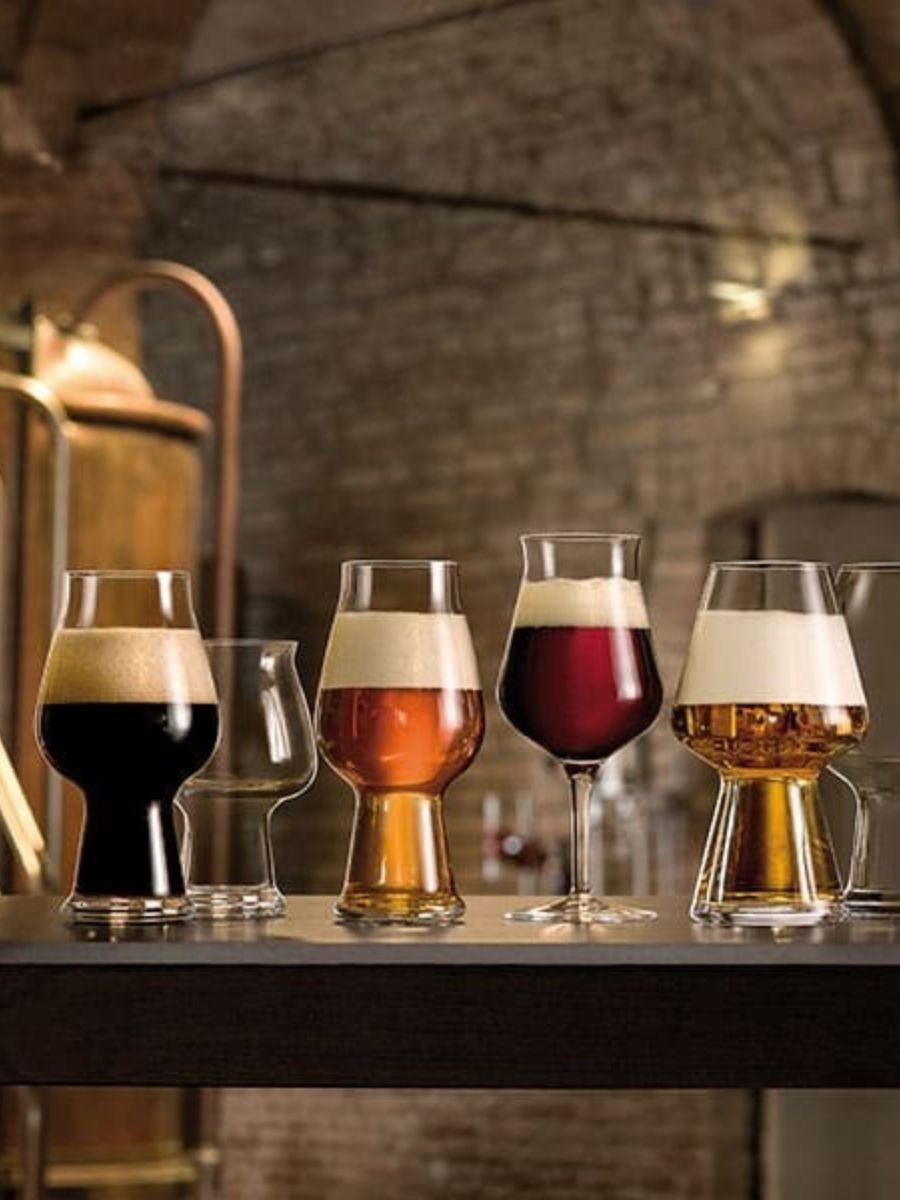 Бокал пивной, стакан 540 мл набор 6 шт «Биратэк» Bormioli Luigi