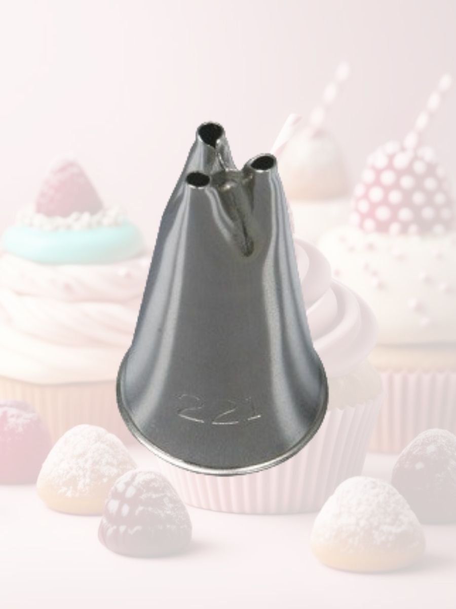 Насадка для кондитерского мешка №221 "3 отверстия" SAM UN