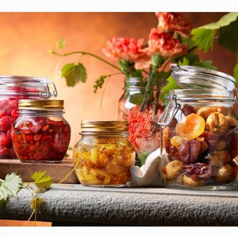 Банка с крышкой и замком для продуктов 1.5 л Fido Bormioli Rocco Fidenza 4142226