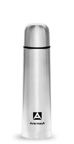 Термос с узким горлом Арктика 101-750 металлик