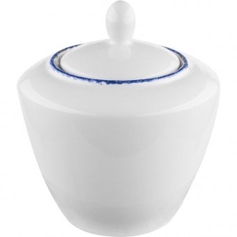 Сахарница с крышкой «Блю дэппл» фарфор 170 мл Steelite 3171992