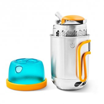 Набор печь-генератор с зарядкой CampStove 2, чайник-насадка KettlePot, гриль-насадка PortableGrill, фонарь Fle