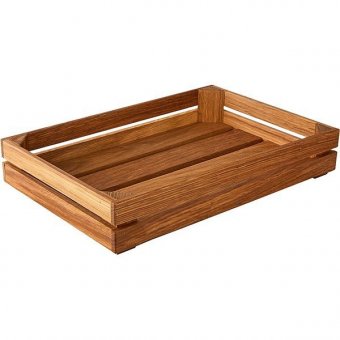 Ящик для подачи дуб 29х20 см PPwood 4090937