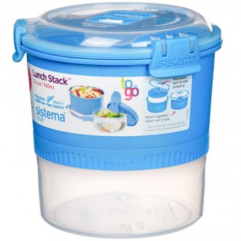 Контейнер-трансформер синий 990 мл To Go Sistema 21360