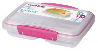 Контейнер двойной красный 350 мл To Go Sistema 21518