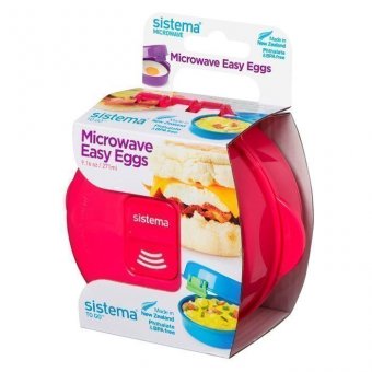 Омлетница-яйцеварка розовая 271 мл Microwave Sistema 21117