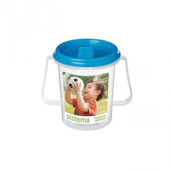 Детская чашка с носиком синяя 250 мл Hydrate Sistema 67