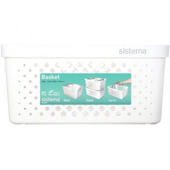 Корзина универсальная средняя 5,25 л Home Sistema 51210