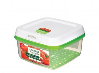 Контейнер квадратный 2,6 л Fresh works Sistema 53120