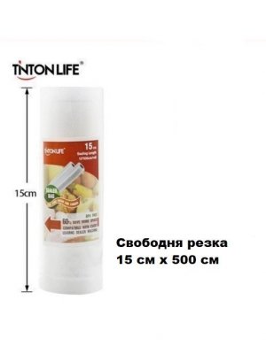 Пакеты вакуумные TINTON LIFE, рулон 15*500 см