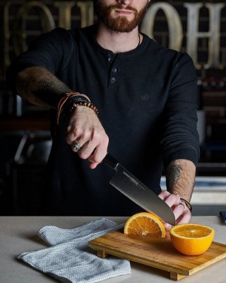 Нож cантоку  L=17,5 см Okinawa Samura SO-0194/K