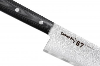 Нож шеф  L=20,8 см 67 Damascus Samura SD67-0085M/K