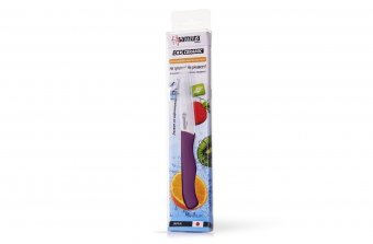 Фруножик овощной L=75 мм Eco Ceramic Samura (фиолетовый) SC-0011VL/K