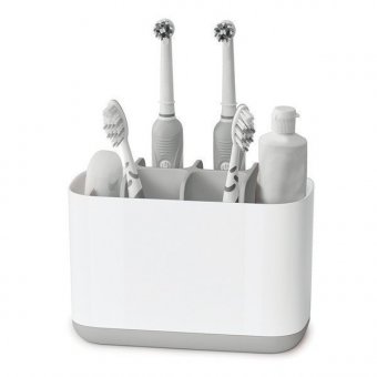 Органайзер для зубных щеток easystore большой белый-серый арт. 70510