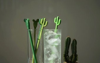 Набор палочек для размешивания коктейля cactus арт. QL10286-GN