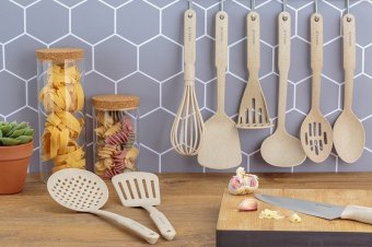 Лопатка-шумовка organic бежевая арт. v_0305.203