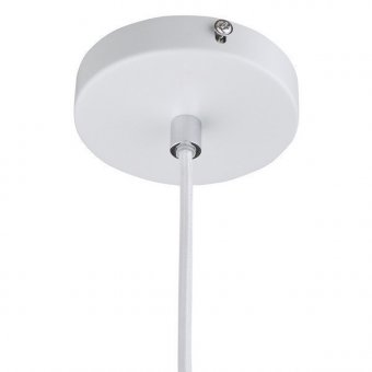 Лампа подвесная ball, белая матовая, белый шнур, арт. 1115_0600106
