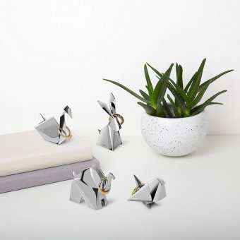 Подставки для колец origami 3 шт. хром, арт. 1010123-158