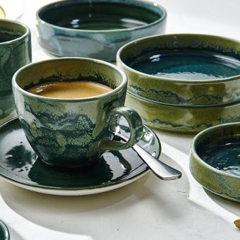 Тарелка с бортом «Аврора Визувиус Бернт» D=20,25 см Steelite 3014312