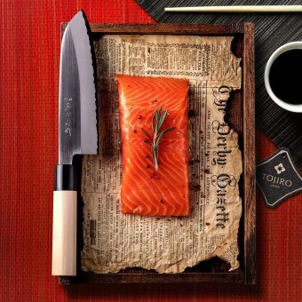 Кухонный нож для рыбы Fuji Cutlery Narihira, рукоять эко-дерево FC-71