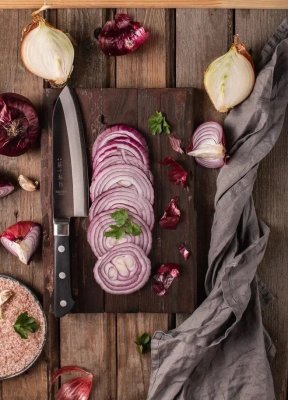 Универсальный кухонный нож сантоку Fuji Cutlery Tojuro, рукоять полипропилен TJ-120