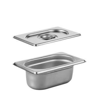 Гастроемкость GN 1/9 х 65 мм с крышкой, 1 шт ProHotel