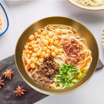 Миска d=15 см, h=5.5 см ULMI, золотая