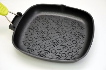 Сковорода-гриль «I love you» L=28 см B=28 см Risoli 4021412