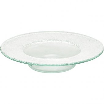 Тарелка глубокая "Пирл" d=18 см прозрачная BDK-GLASS 3010713