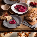 Тарелка «Скейп грей» фарфор D=25 см серый Steelite 3012277