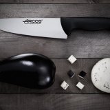 Нож поварской «2900» лезвие L=20 см черный ARCOS 290725