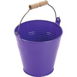 Емкость ”Ведро” для закусок цинк D=11 см фиолетовое ProHotel 4081348