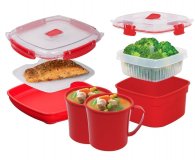 Контейнер низкий 880 мл Microwave Sistema 1105